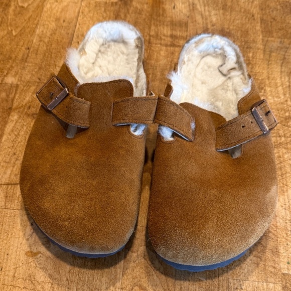 Birkenstock fur lined Clogs - Picture 1 of 4